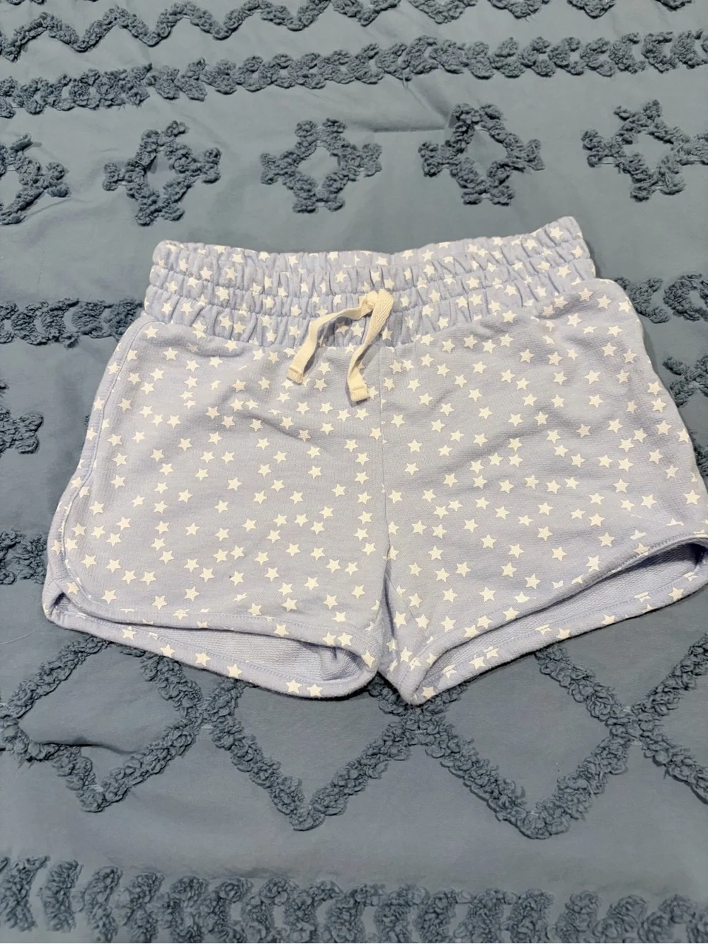 GAP Light Blue Star Print Athletic Lounge Shorts